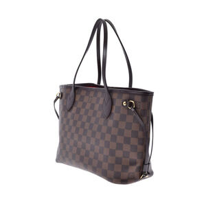 Louis Vuitton Damier Canvas Handbag Brown Neverfull